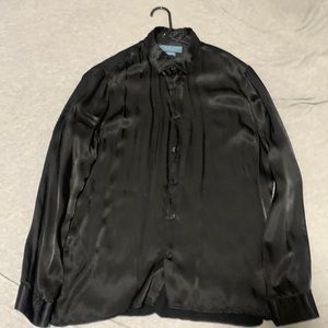 Silk Zara Black Shirt
